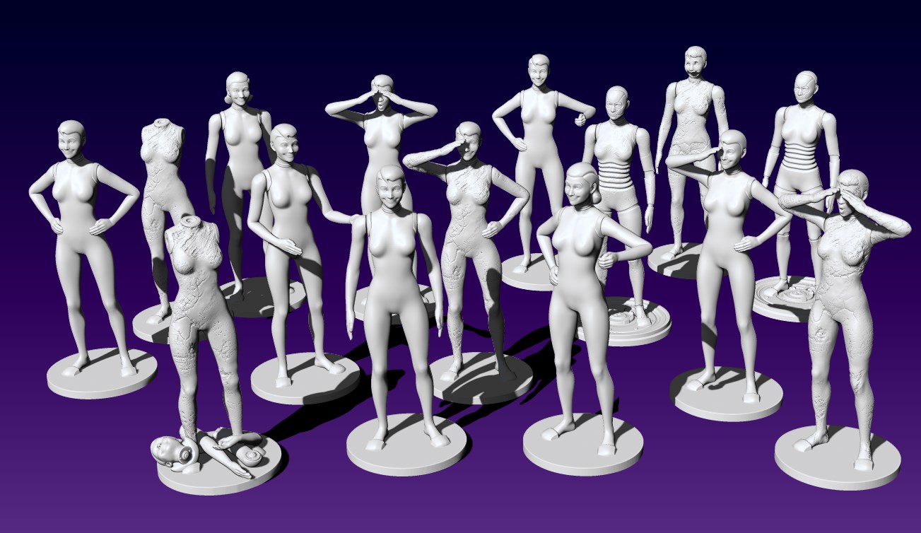 Mannequin Pack (Feminine)